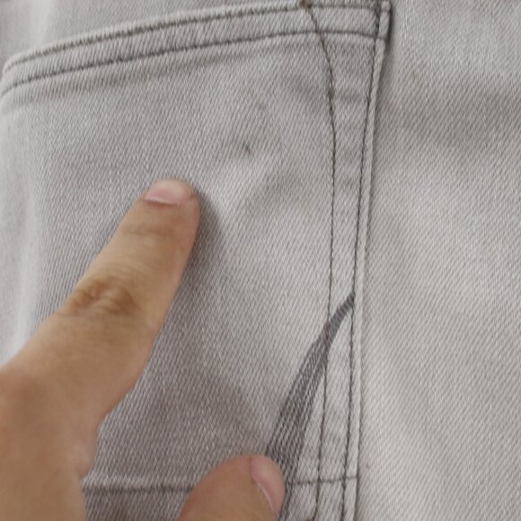 All Saints Jeans Men 34 L31 Slim Fit Cigarette Button Fly Mid Rise Stretch Denim - Picture 13 of 13